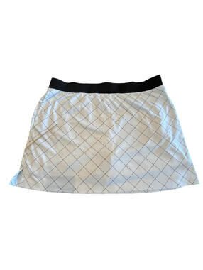 IZOD Golf Skort Pickle ball White/Black  Womens Size XL     2818.1